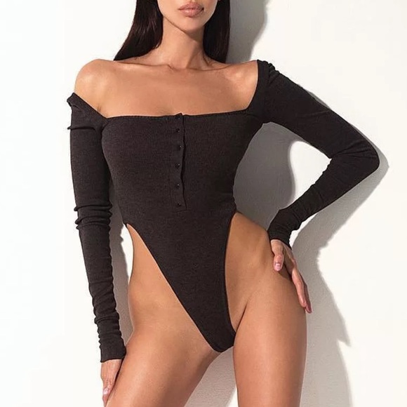 Off The Shoulder Bodysuit, New - Picture 6 of 7